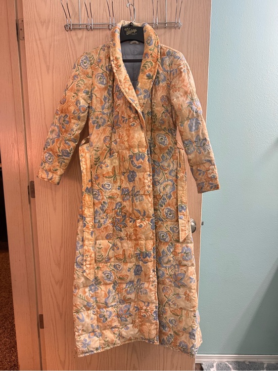 Eddie Bauer Other - DOWN floral vintage Robe long , Eddie Bauer